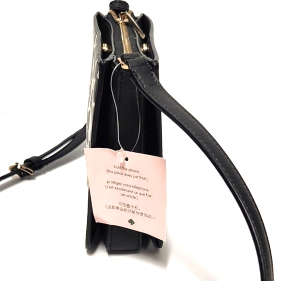 New!Kate Spade Darcy Black Multi Crossbody Bag - Picture 5 of 13